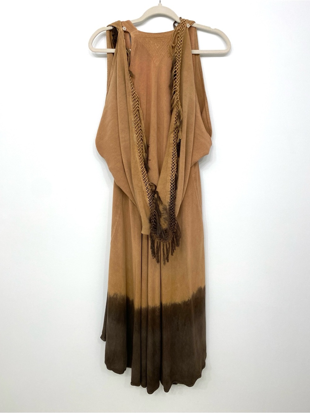 Kin Amora Desert Dweller Dress Fringe Moroccan Resort Travel Dress One Size Boho - Picture 7 of 16